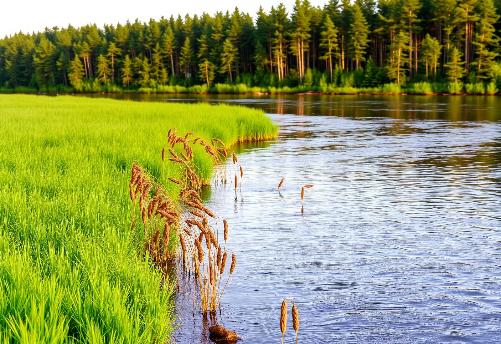 Daugavas krasta dabas skats